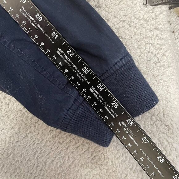 J CREW Jacket Men XL‎ Navy NX631 Military Army Bomber Field Utility Full Zip - Picture 8 of 8